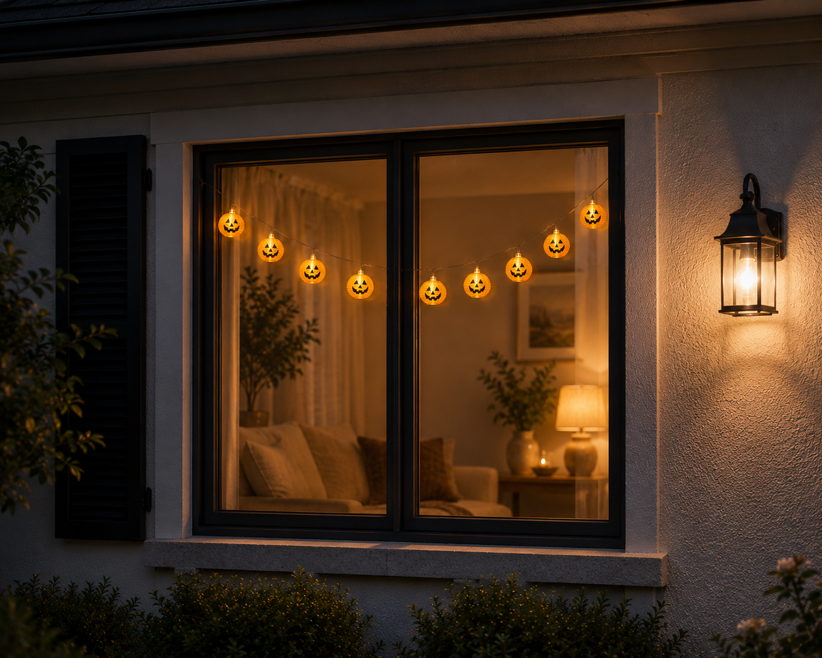 Halloween Pumpkin LED String Lights