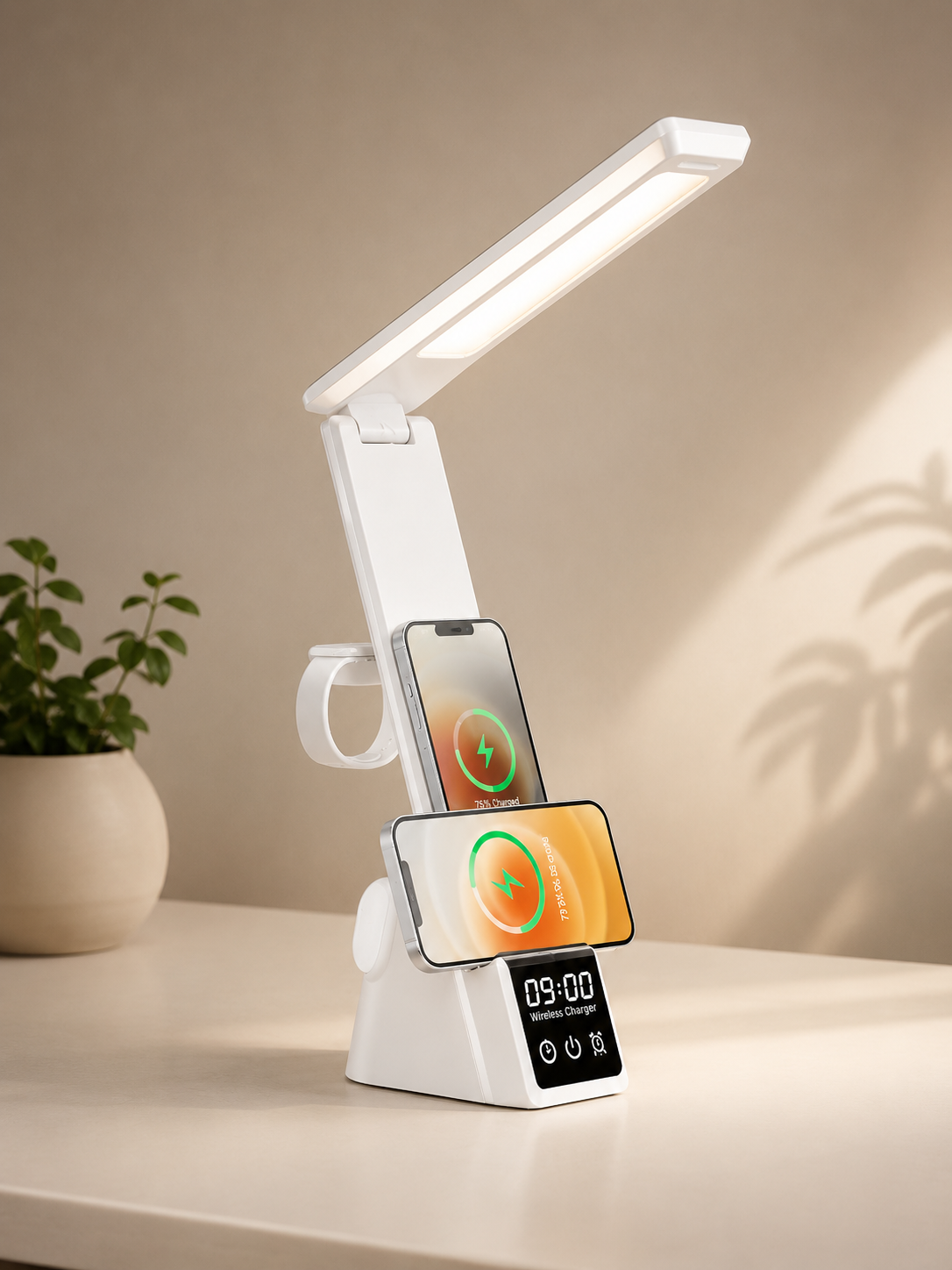 LumiCharge Smart Desk Lamp