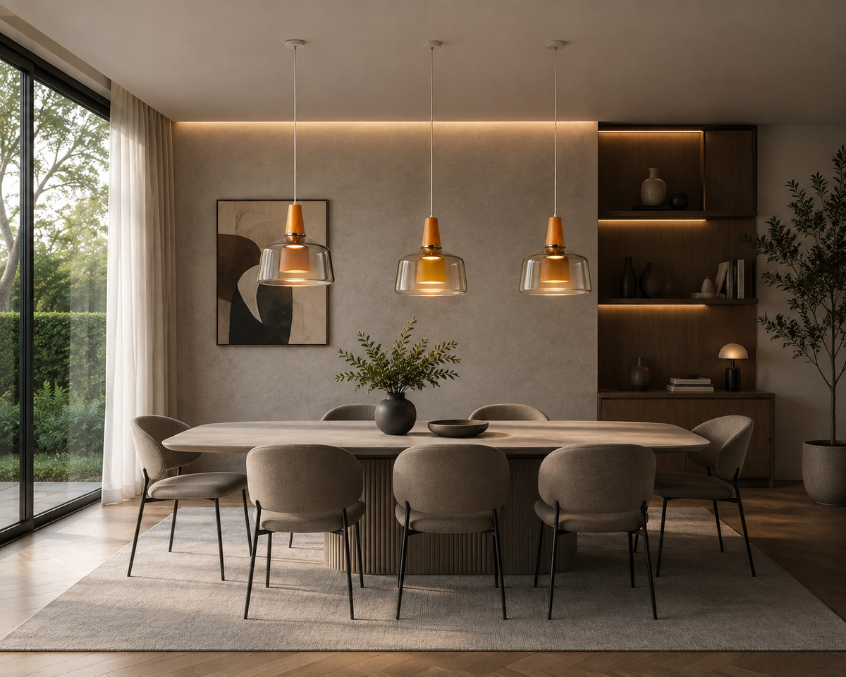 Glass Pendant Light