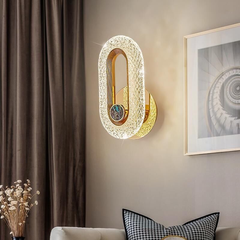 Luxury Gold LED Wall Sconce