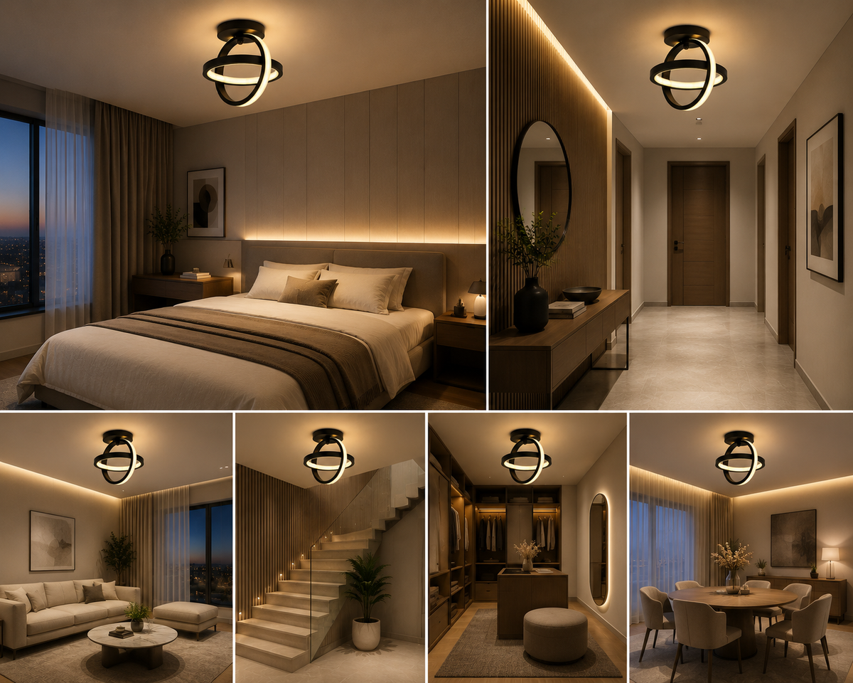 Modern LED Ring Ceiling Light