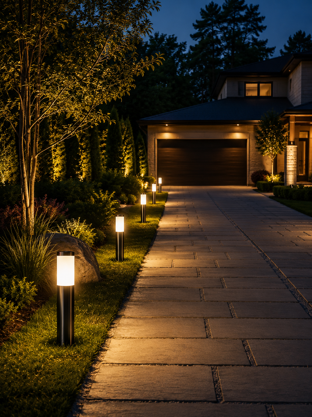 Modern Stainless Steel Outdoor Garden Light