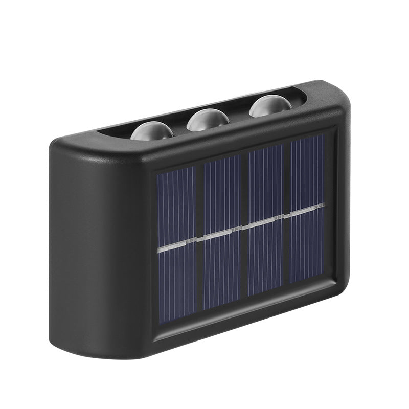 Solar Dual-Head Waterproof Outdoor Wall Lamp