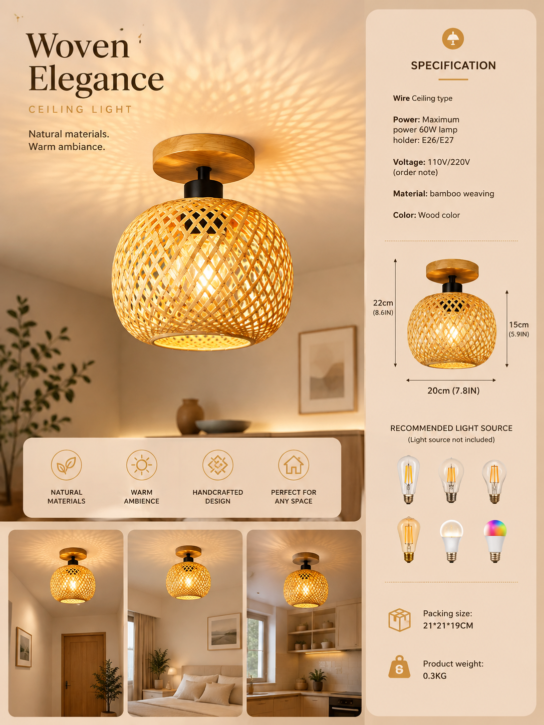Bamboo Glow Lamp