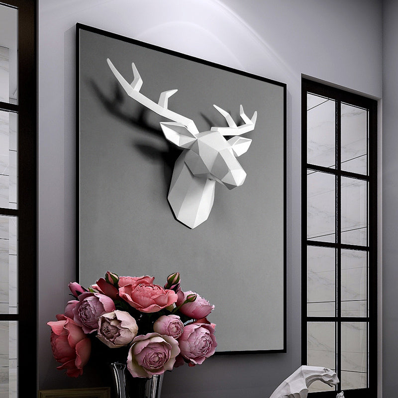 Nordic Deer Wall Sculpture