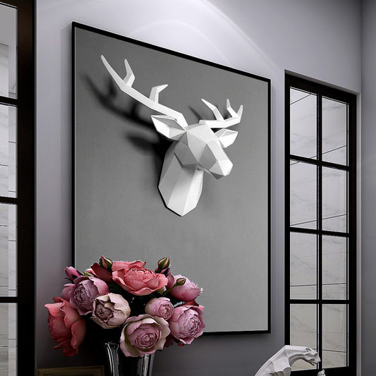 Nordic Deer Wall Sculpture