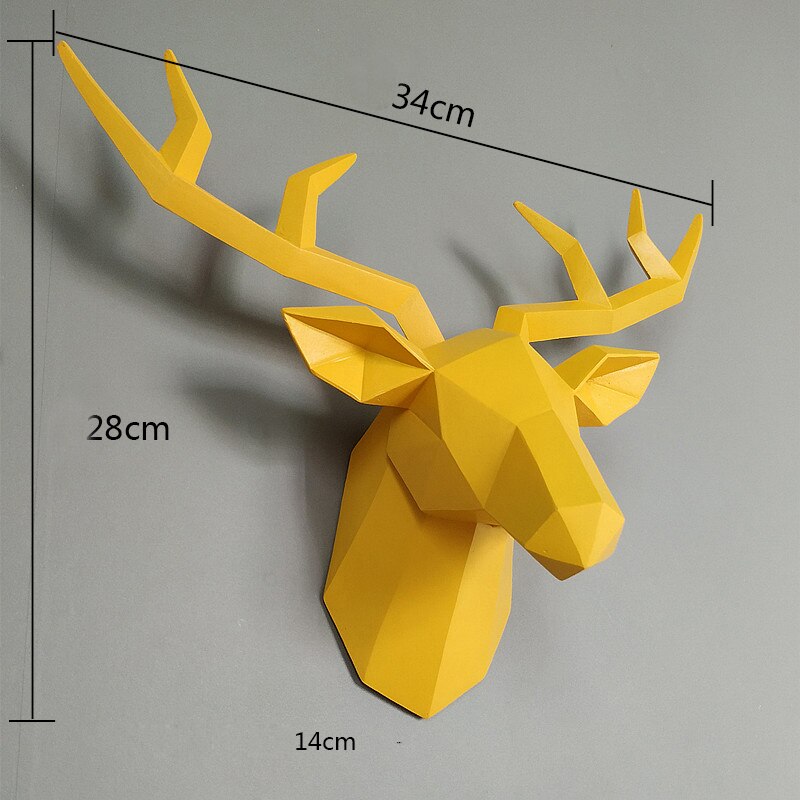 Nordic Deer Wall Sculpture