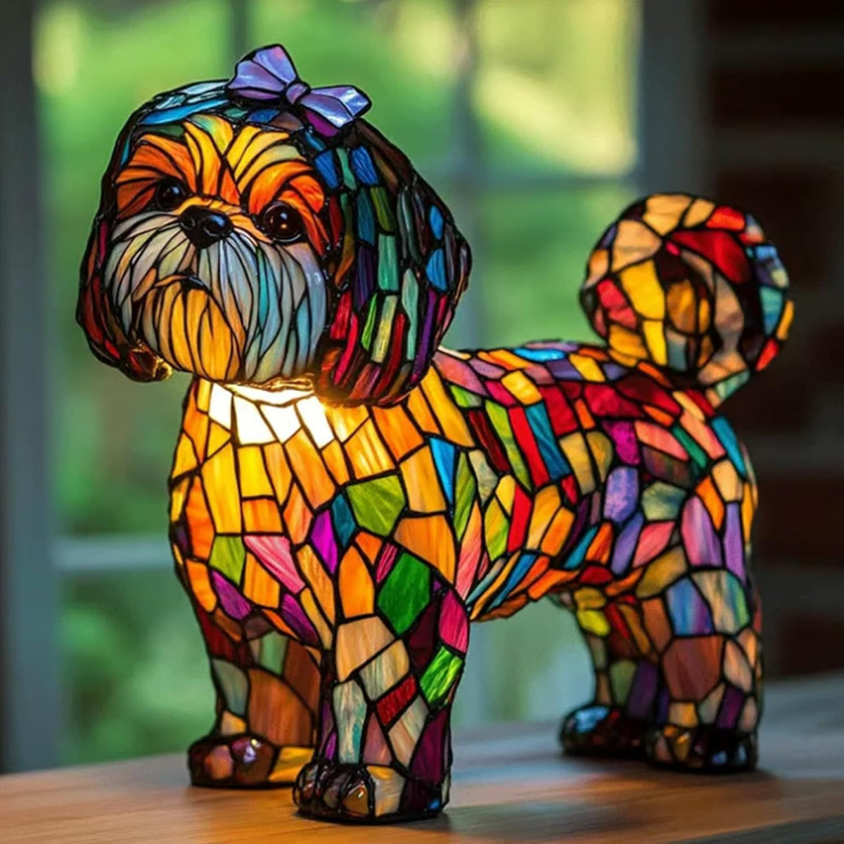 Animal Night Light Statue
