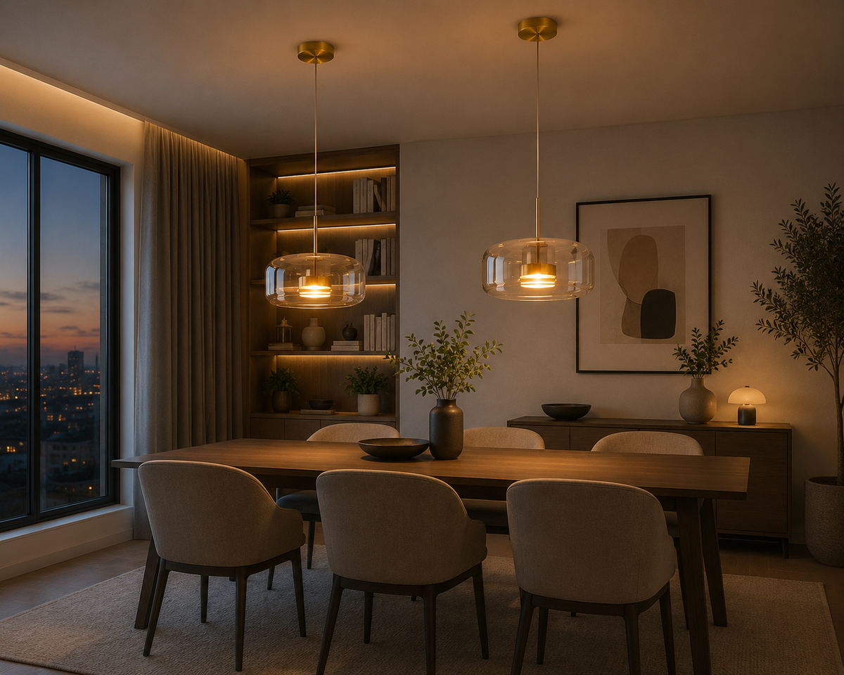 Nordic Glass Jellyfish Chandelier