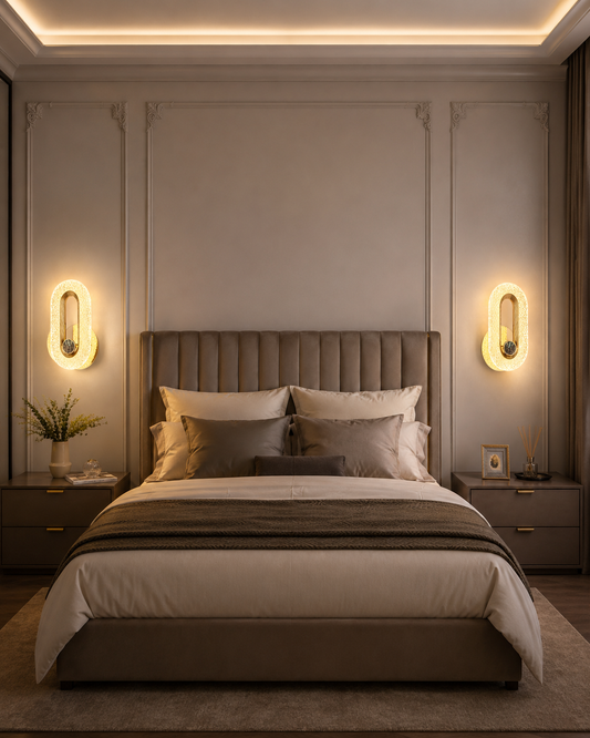 Luxury Gold LED Wall Sconce