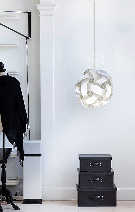 Modern DIY Creative Pendant Light with PP Shade