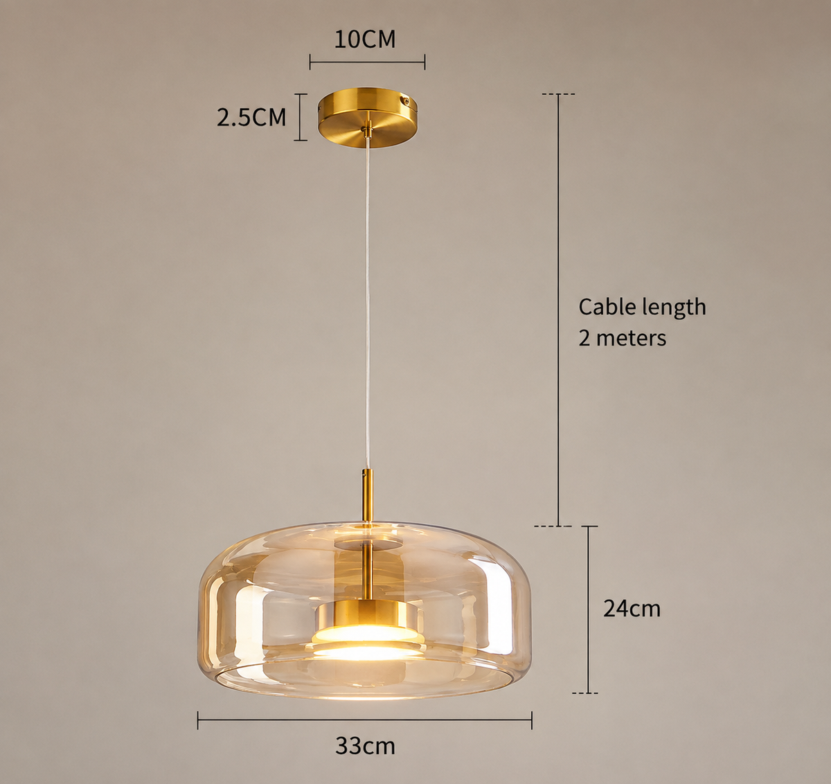 Nordic Glass Jellyfish Chandelier