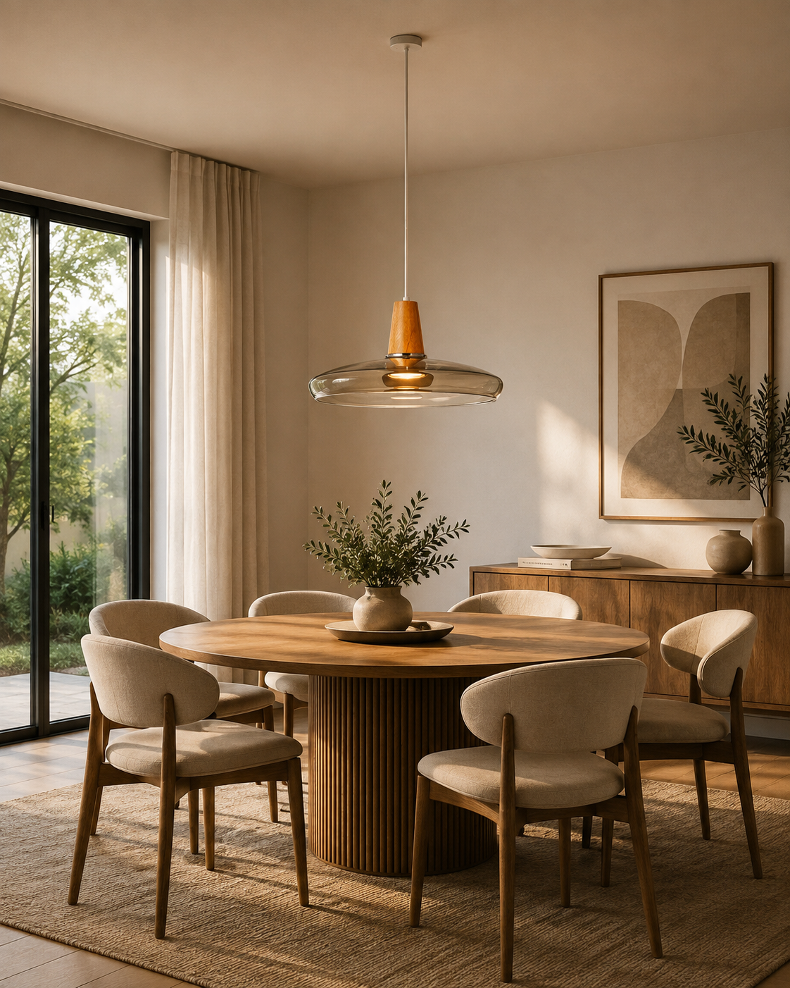 Glass Pendant Light