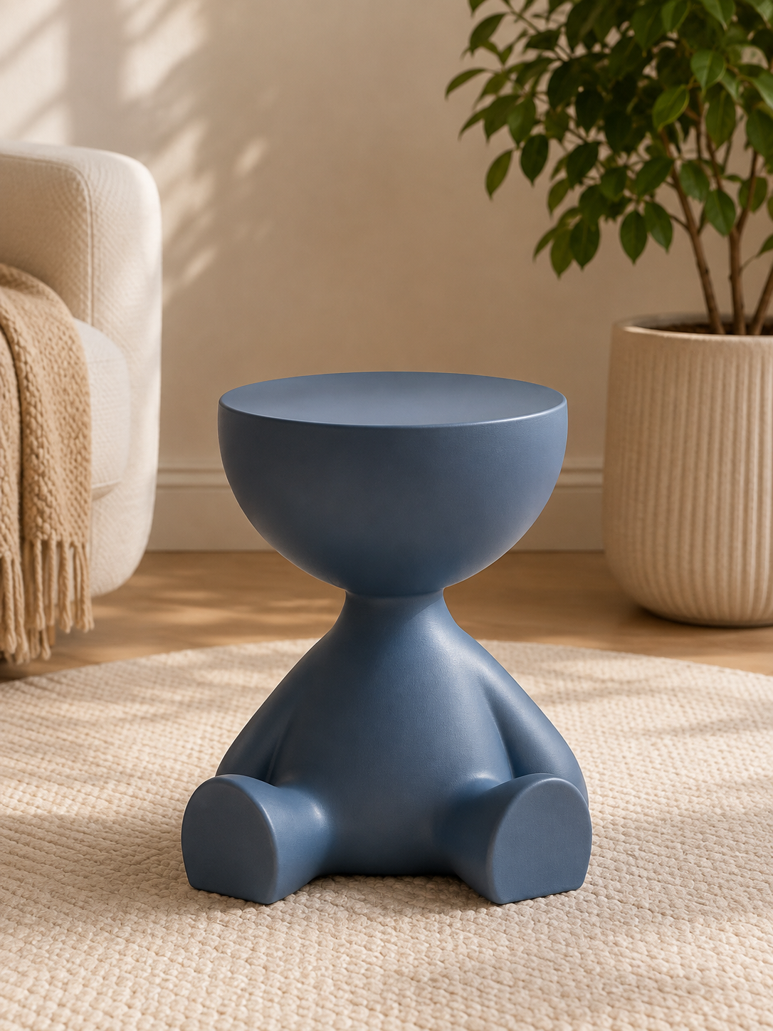 Modern Sculptural Side Table