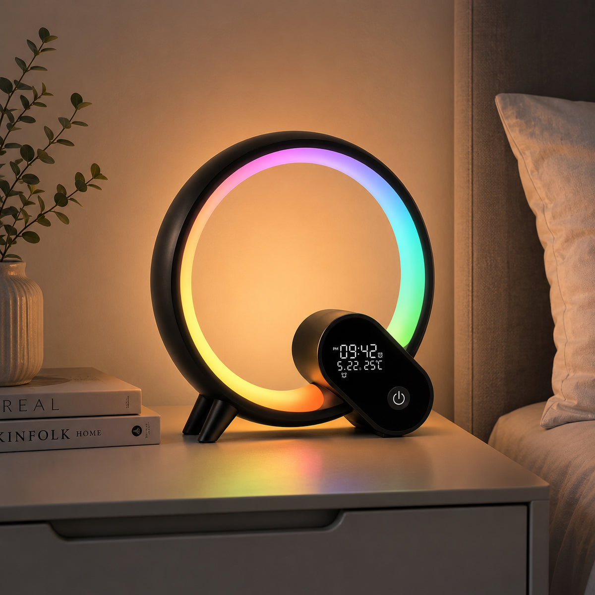 Smart Sunrise Alarm Clock & RGB Bluetooth Speaker
