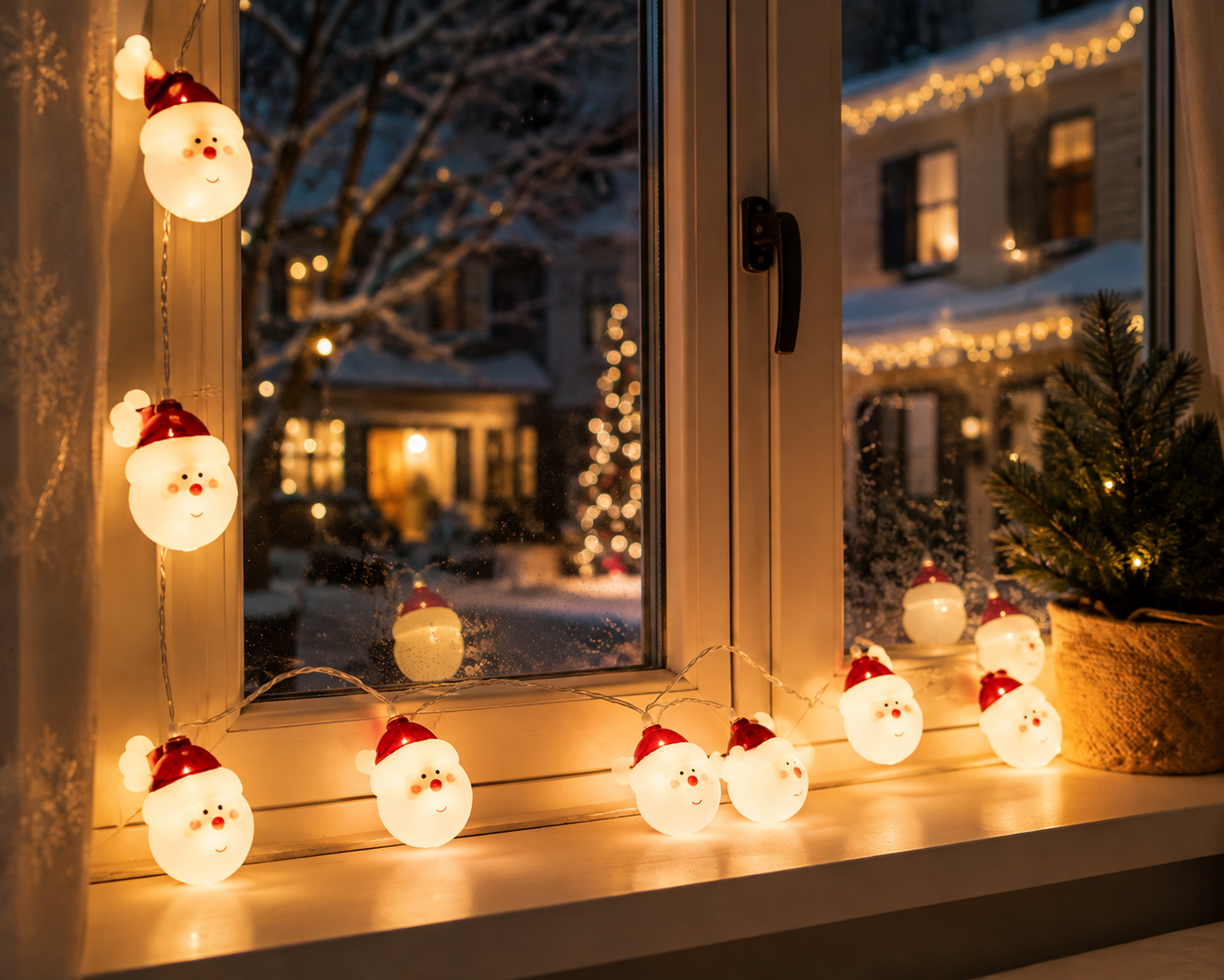 Santa Claus LED String Lights