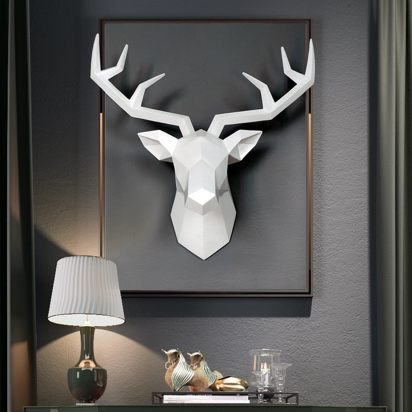 Nordic Deer Wall Sculpture
