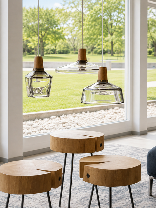Glass Pendant Light