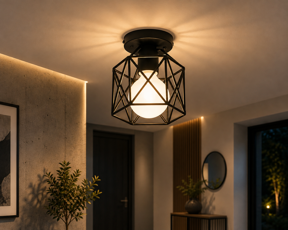 Modern Geometric Ceiling Light