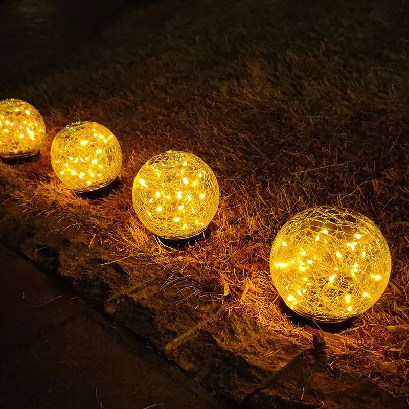 Solar Crack Outdoor Ground Light with Light Control
