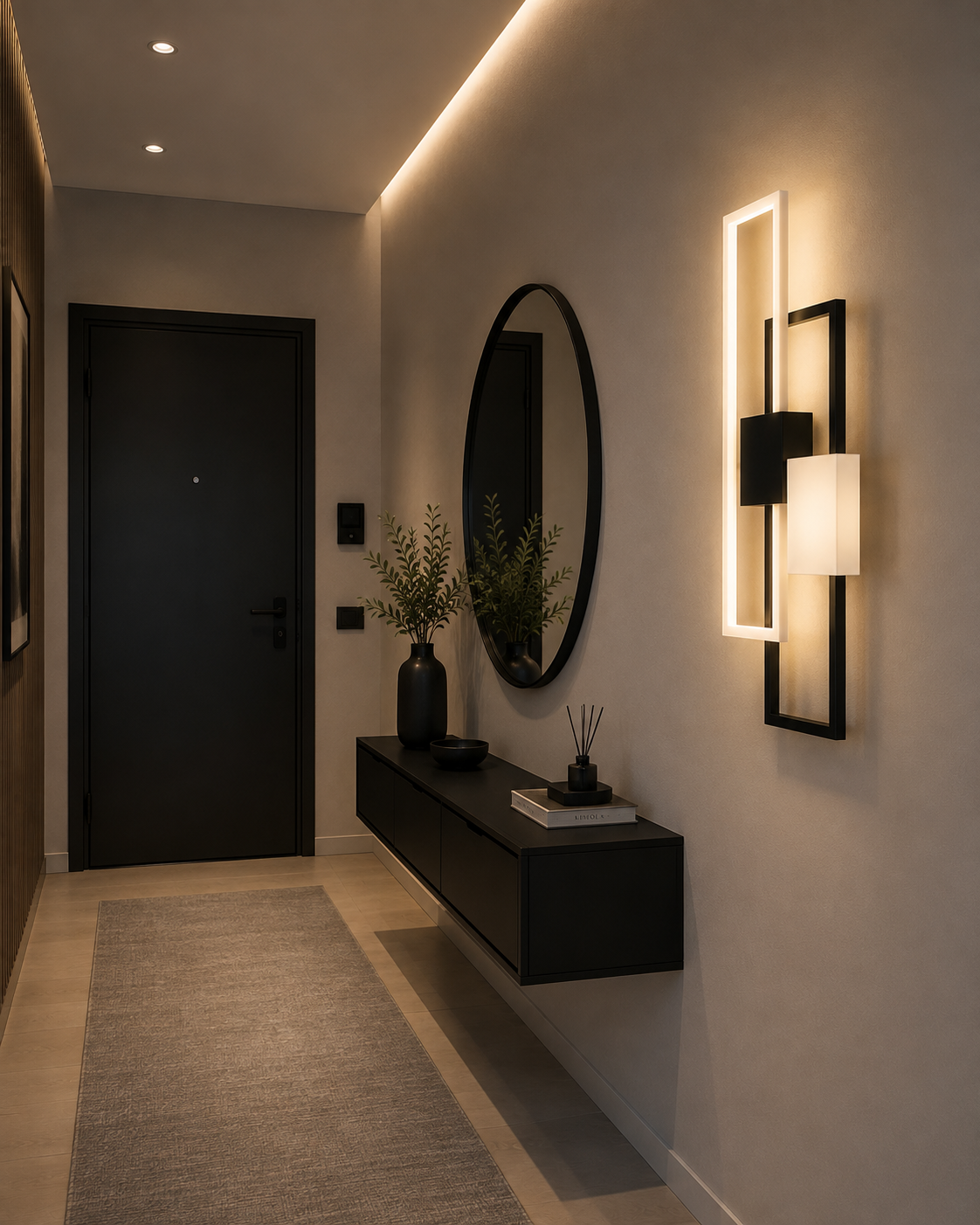 Modern Geometric LED Wall Light