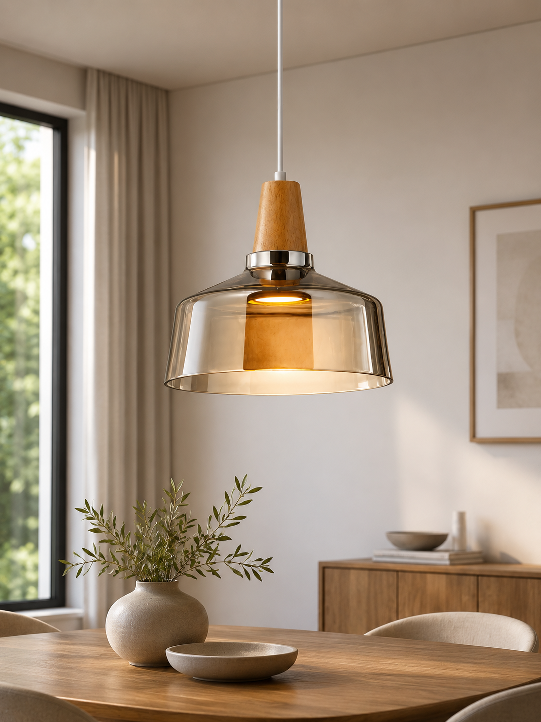 Glass Pendant Light