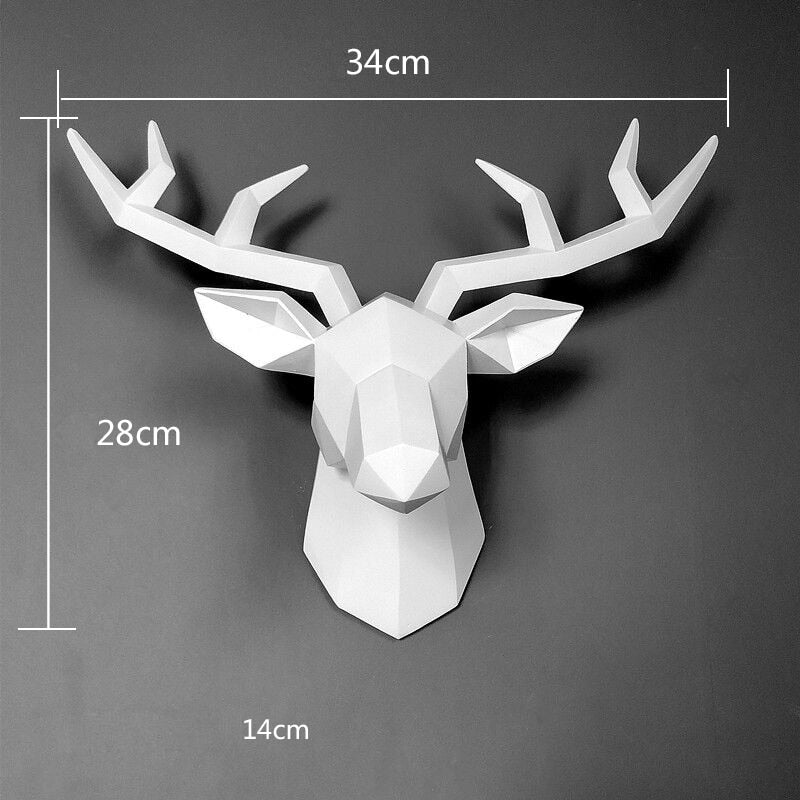 Nordic Deer Wall Sculpture