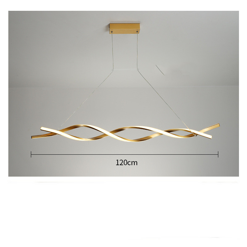 LUXEGLOW Infinity Wave LED Pendant Light