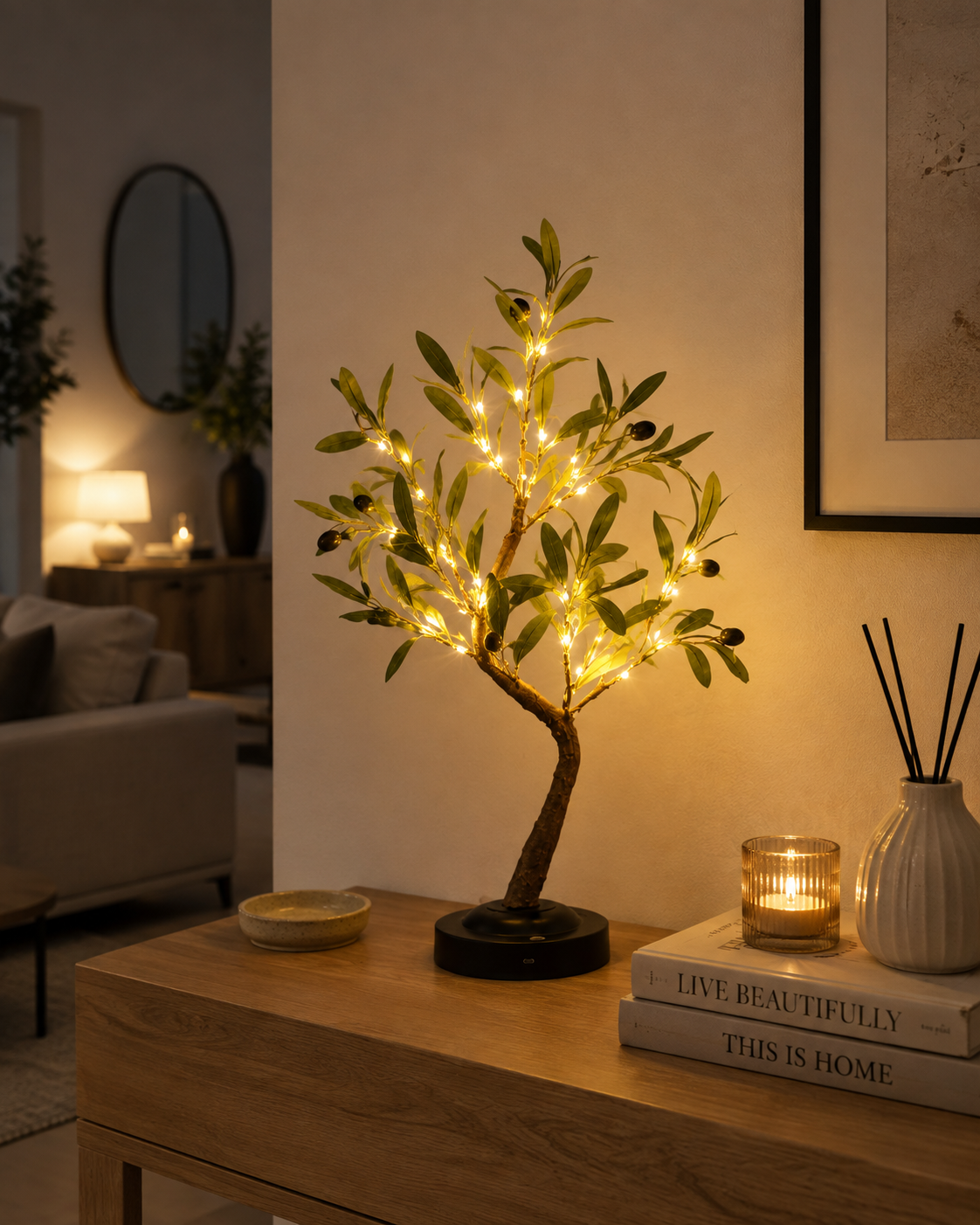 LED Blossom Tree Lamp | USB Decorative Bonsai Light for Bedroom, Living Room & Home Décor