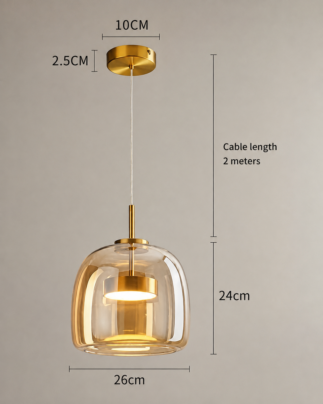 Nordic Glass Jellyfish Chandelier