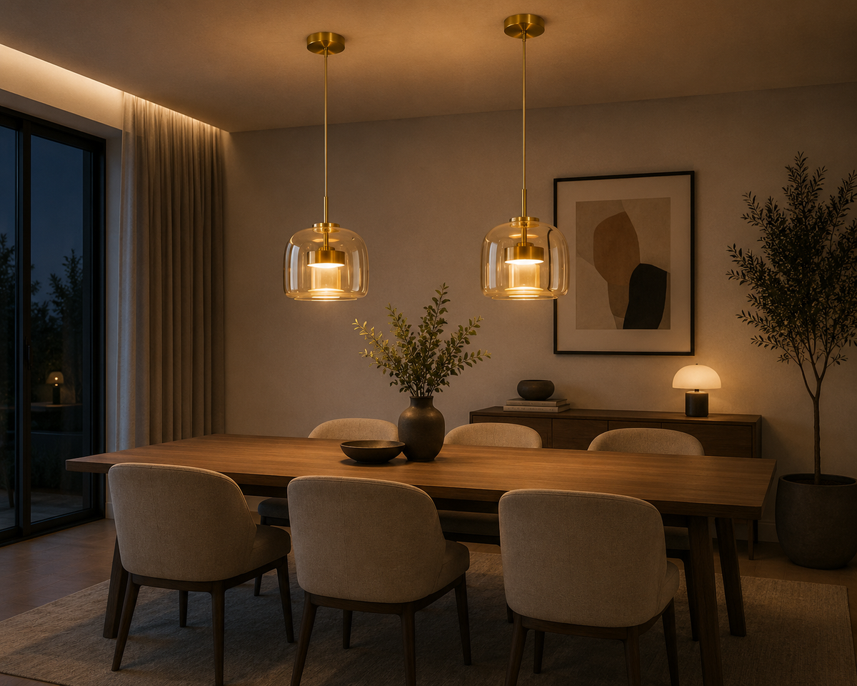 Nordic Glass Jellyfish Chandelier