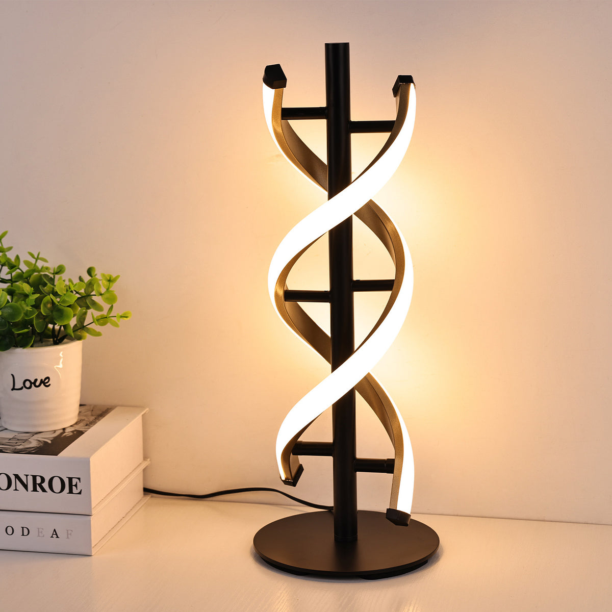 Double Helix LED Table Lamp