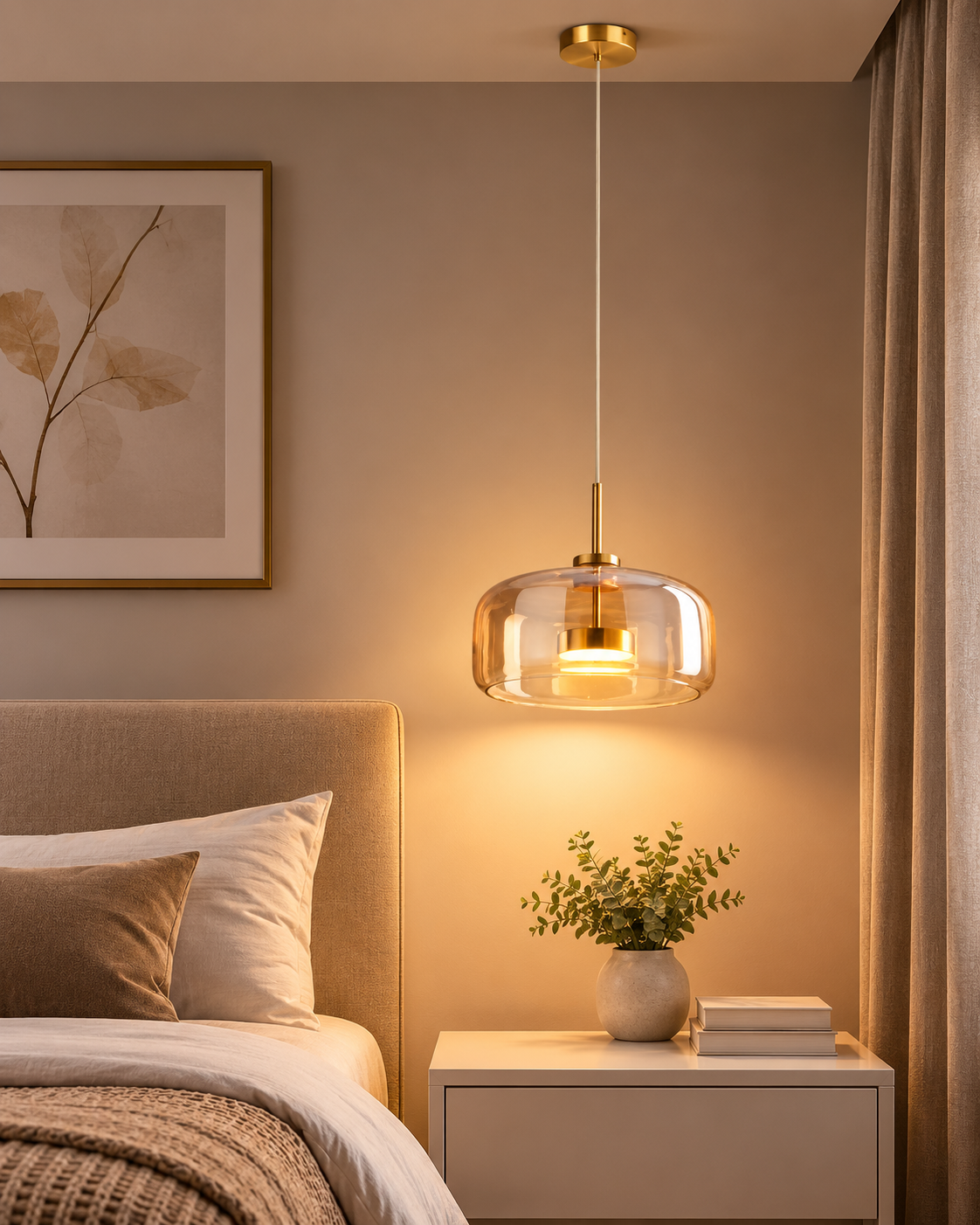 Nordic Glass Jellyfish Chandelier