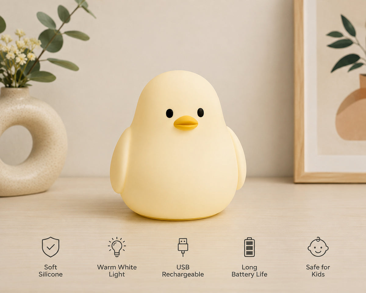 DuckGlow Silicone LED Night Light