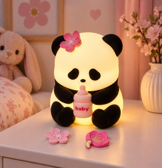 Flower Panda Night Light