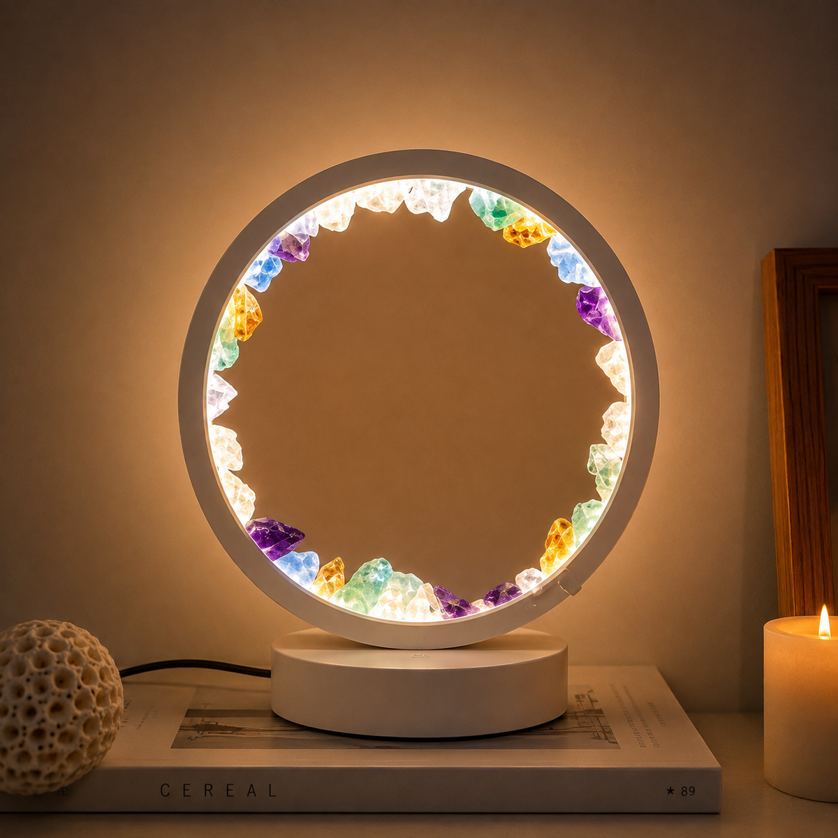 Crystal Glow LED Lamp