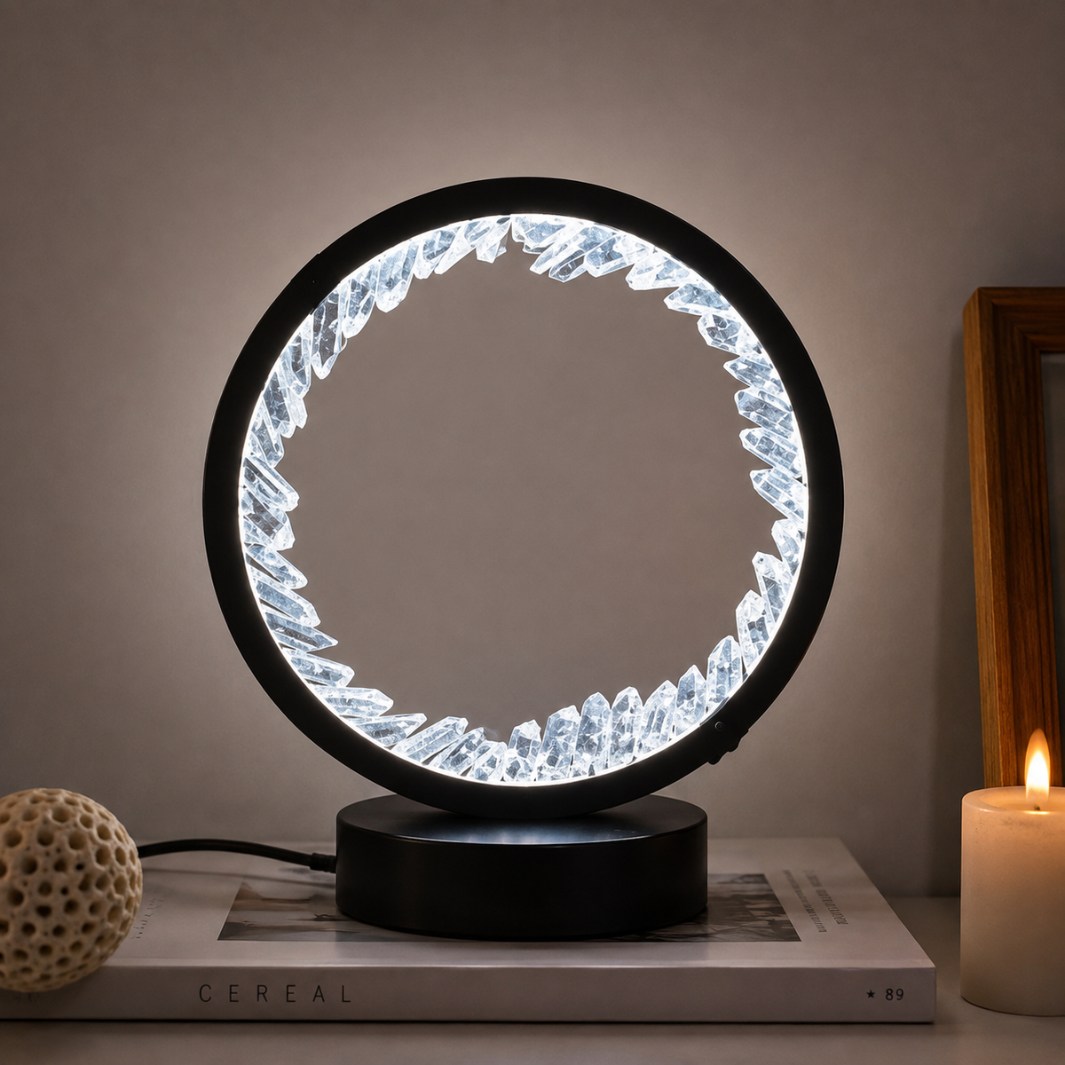 Crystal Glow LED Lamp