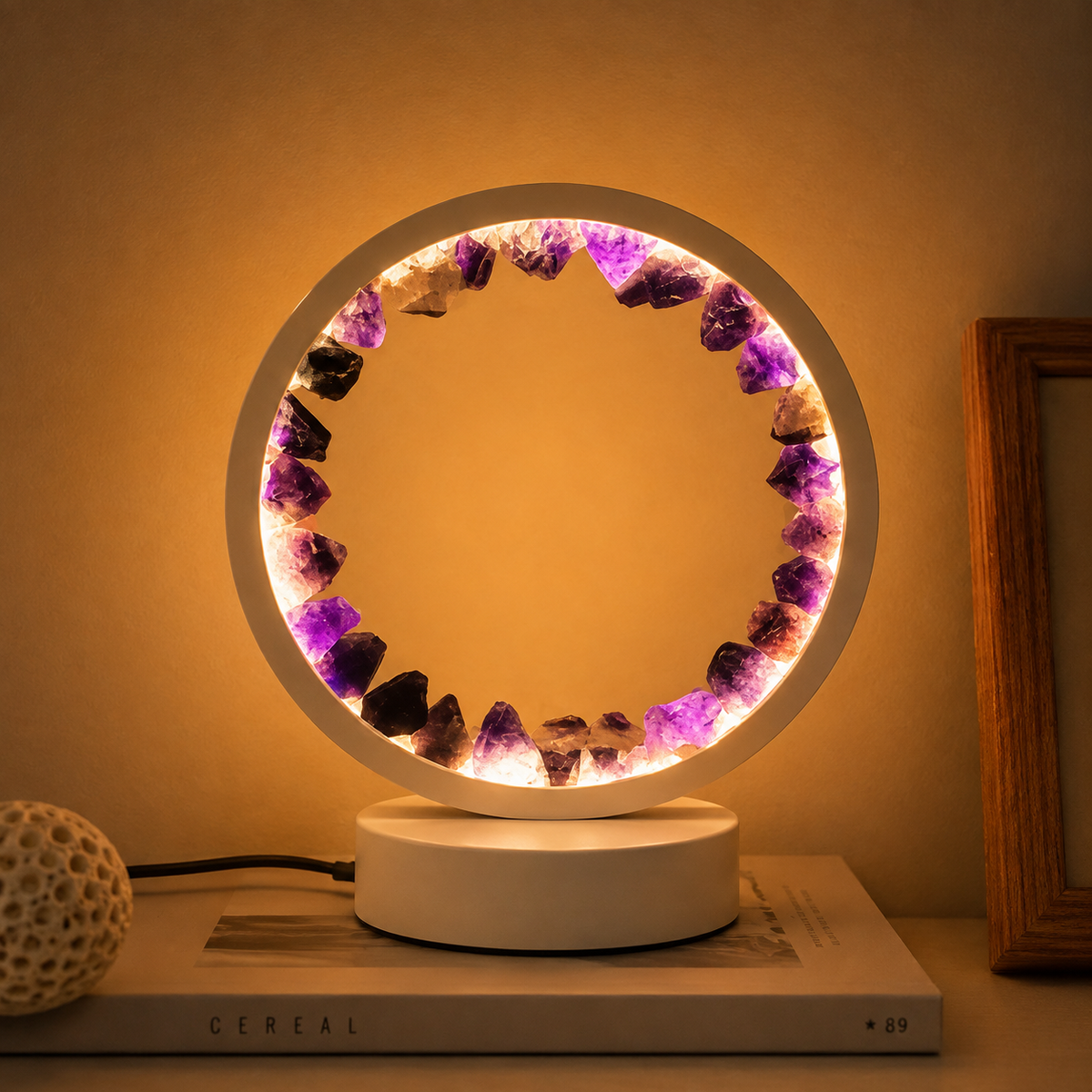 Crystal Glow LED Lamp