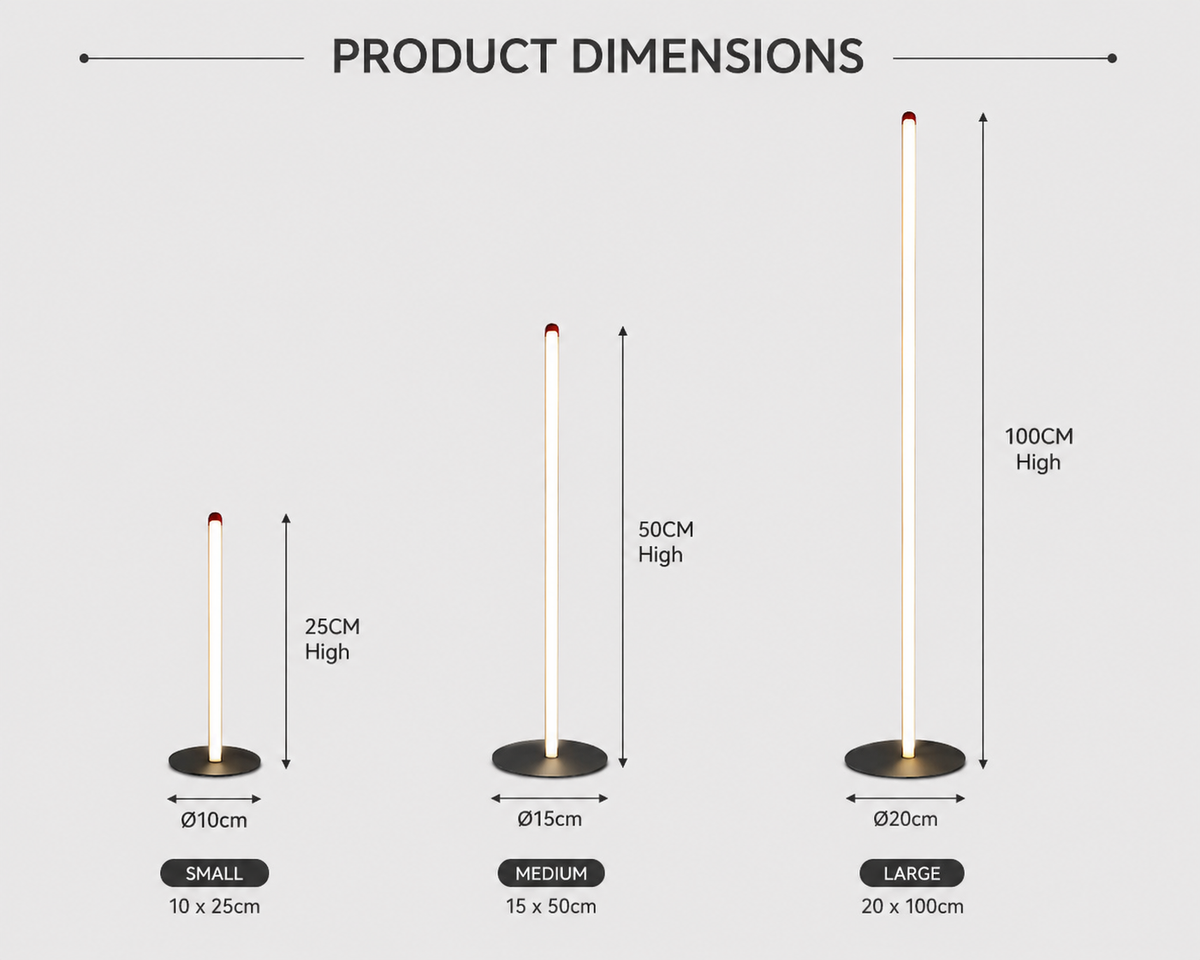 Modern LED Corner Floor Lamp