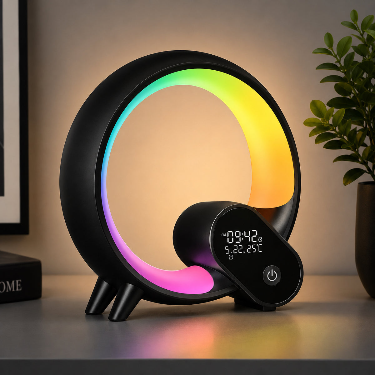 Smart Sunrise Alarm Clock & RGB Bluetooth Speaker