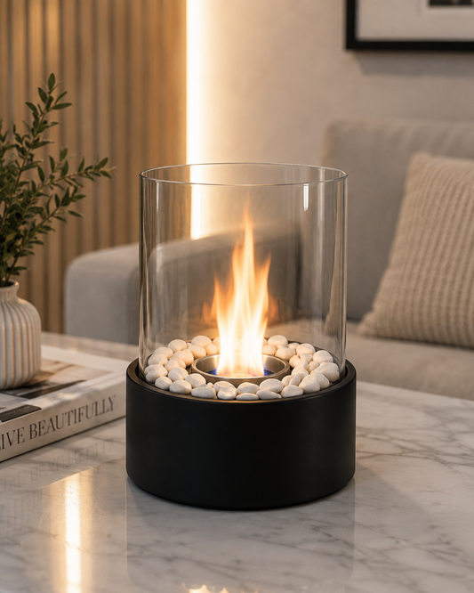 Portable Fireplace Flame LED Table Lamp