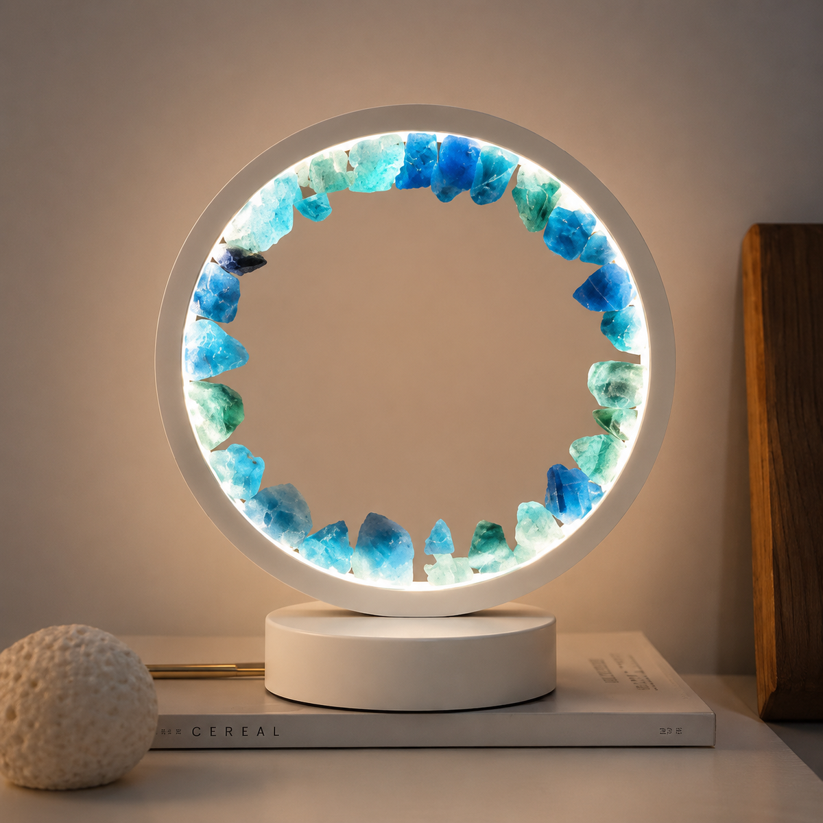 Crystal Glow LED Lamp