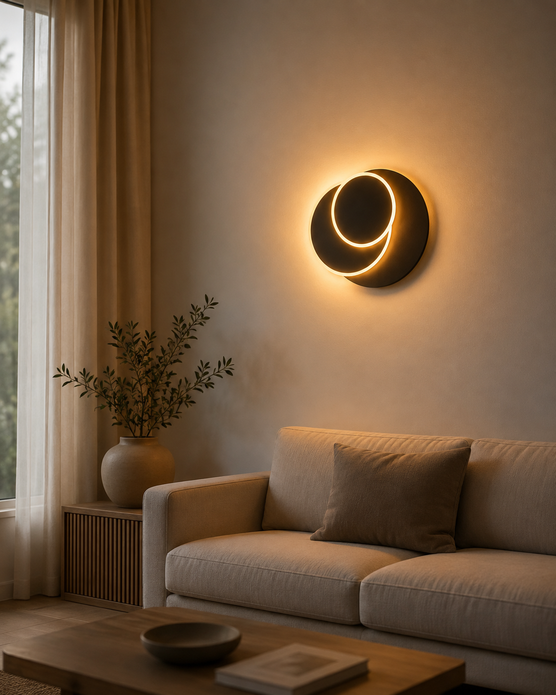 Modern Rotating LED Wall Light
