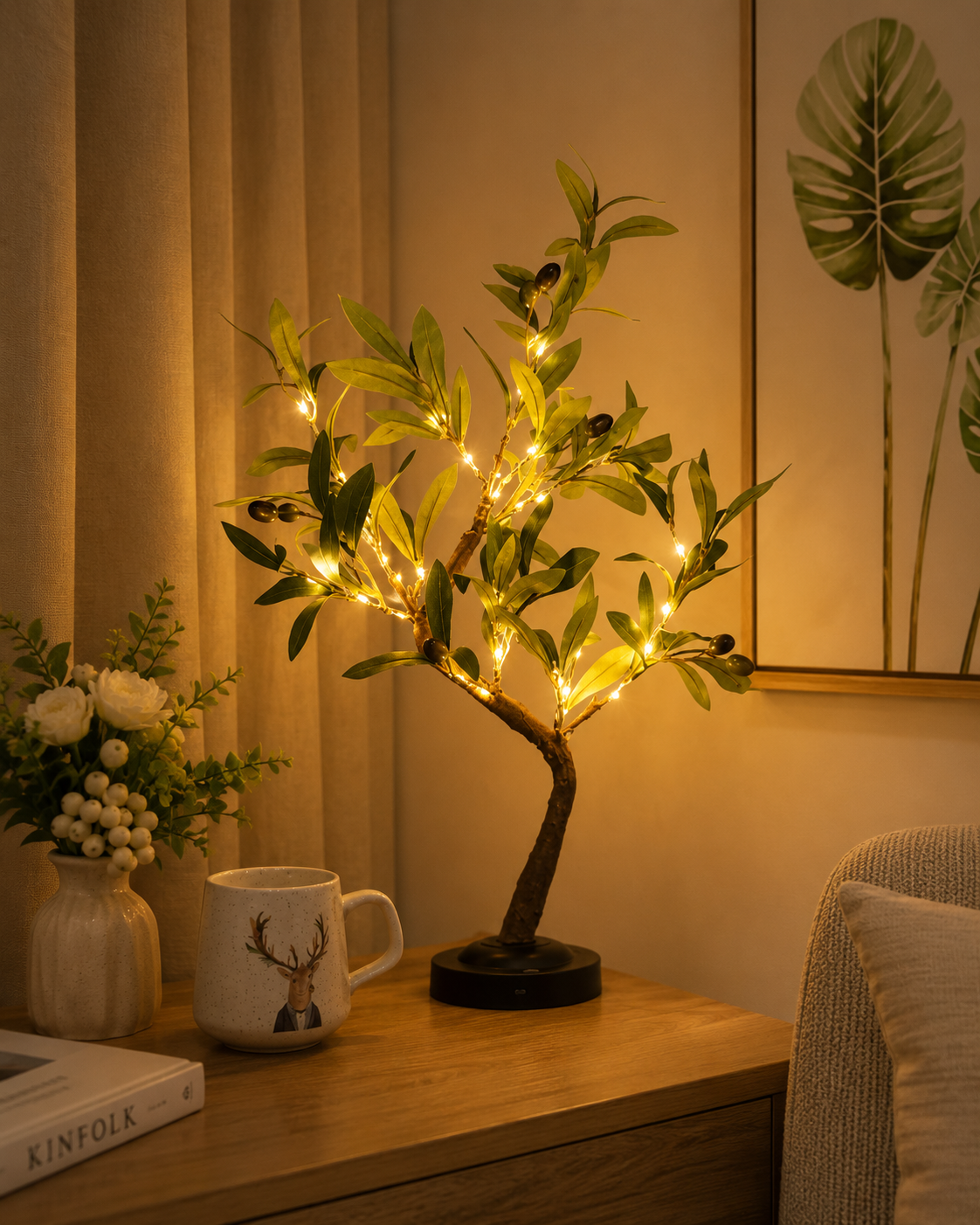 LED Blossom Tree Lamp | USB Decorative Bonsai Light for Bedroom, Living Room & Home Décor