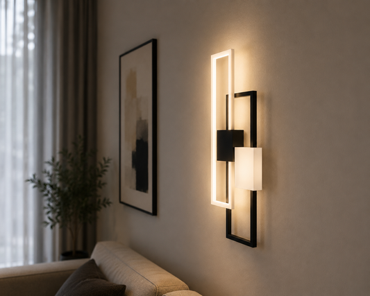 Modern Geometric LED Wall Light