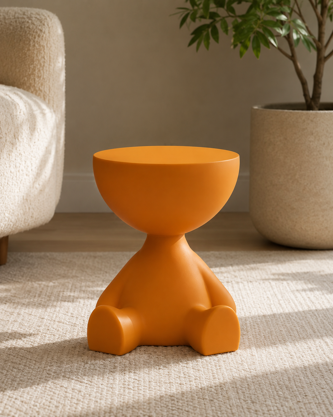 Modern Sculptural Side Table