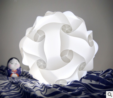 Modern DIY Creative Pendant Light with PP Shade