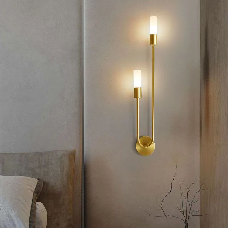 Modern Gold Dual Wall Sconce