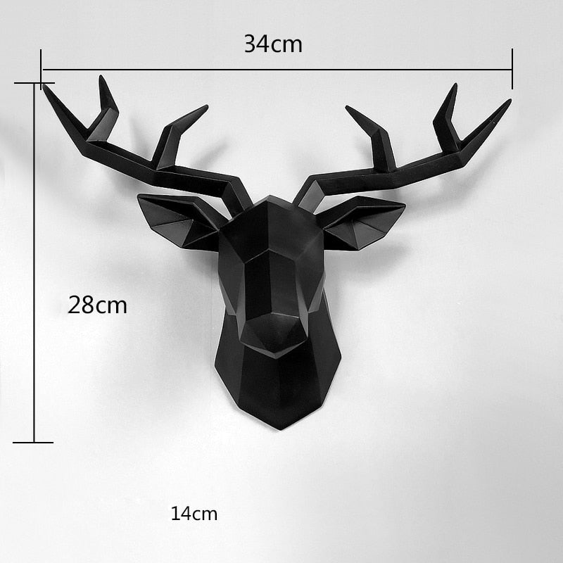 Nordic Deer Wall Sculpture