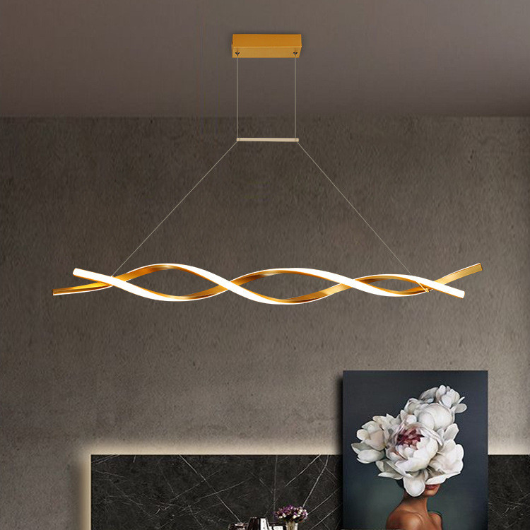 LUXEGLOW Infinity Wave LED Pendant Light